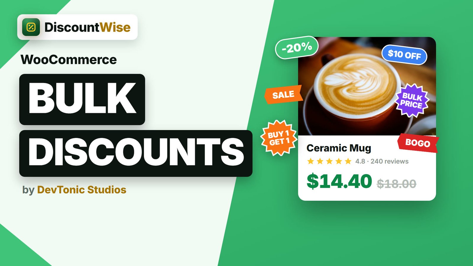 DiscountWise, bulk discounts for WooCommerce