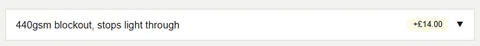Priced dropdown