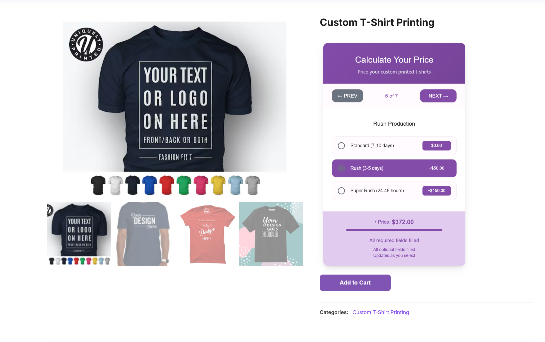 Store with calculator