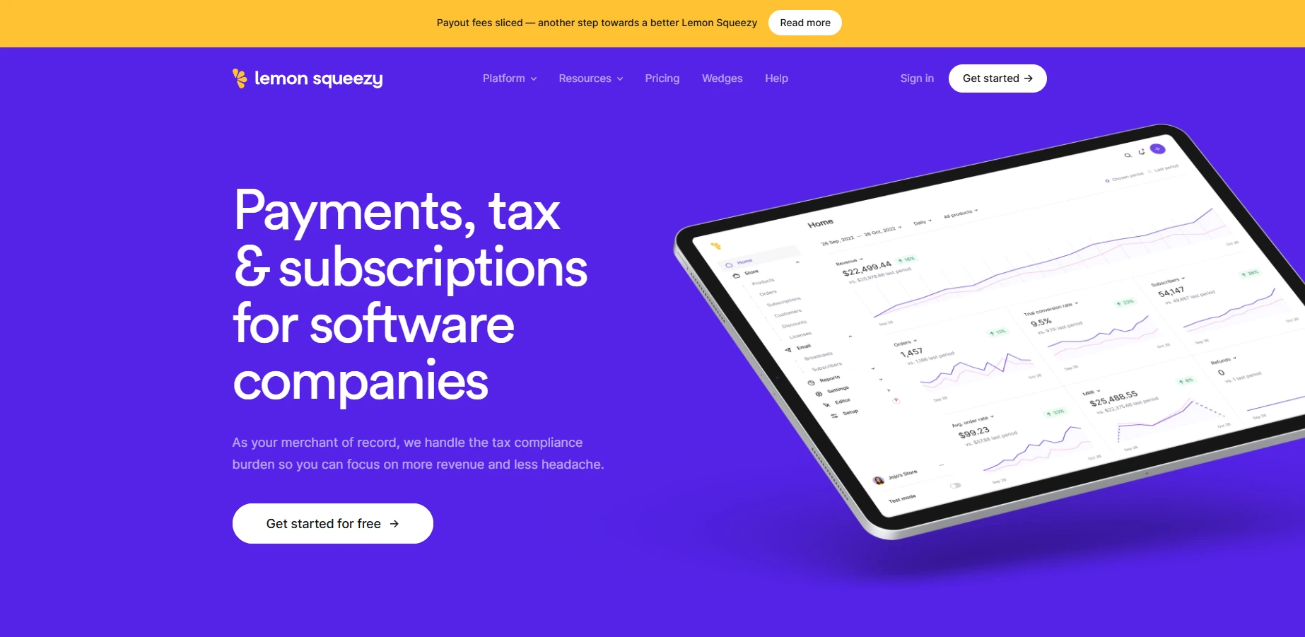 Lemon Squeezy merchant of record service for WordPress digital product sellers
