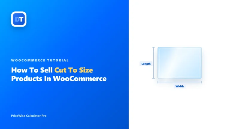 : Sell cut to size glass, wood and metal in WooCommerce with PriceWise Calculator Pro