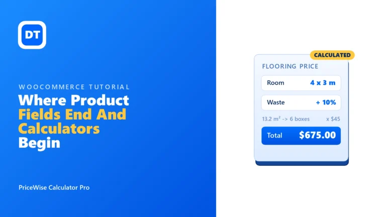 Advanced Product Fields alternative: where product fields end and calculators begin