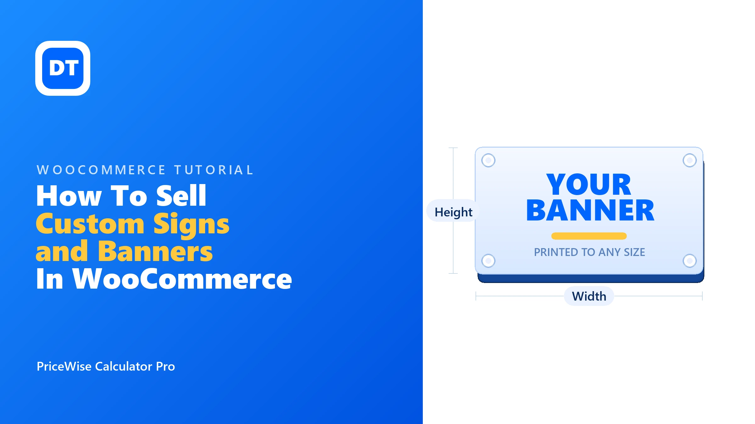 How to Sell Custom Signs and Banners in WooCommerce