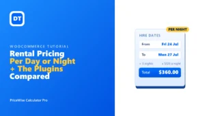 Rental pricing per day or night in WooCommerce with the plugins compared