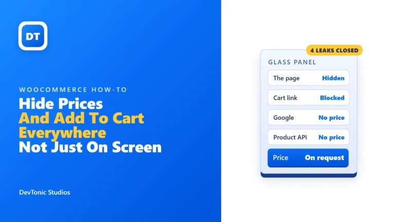 How to Hide Prices and the Add to Cart Button in WooCommerce